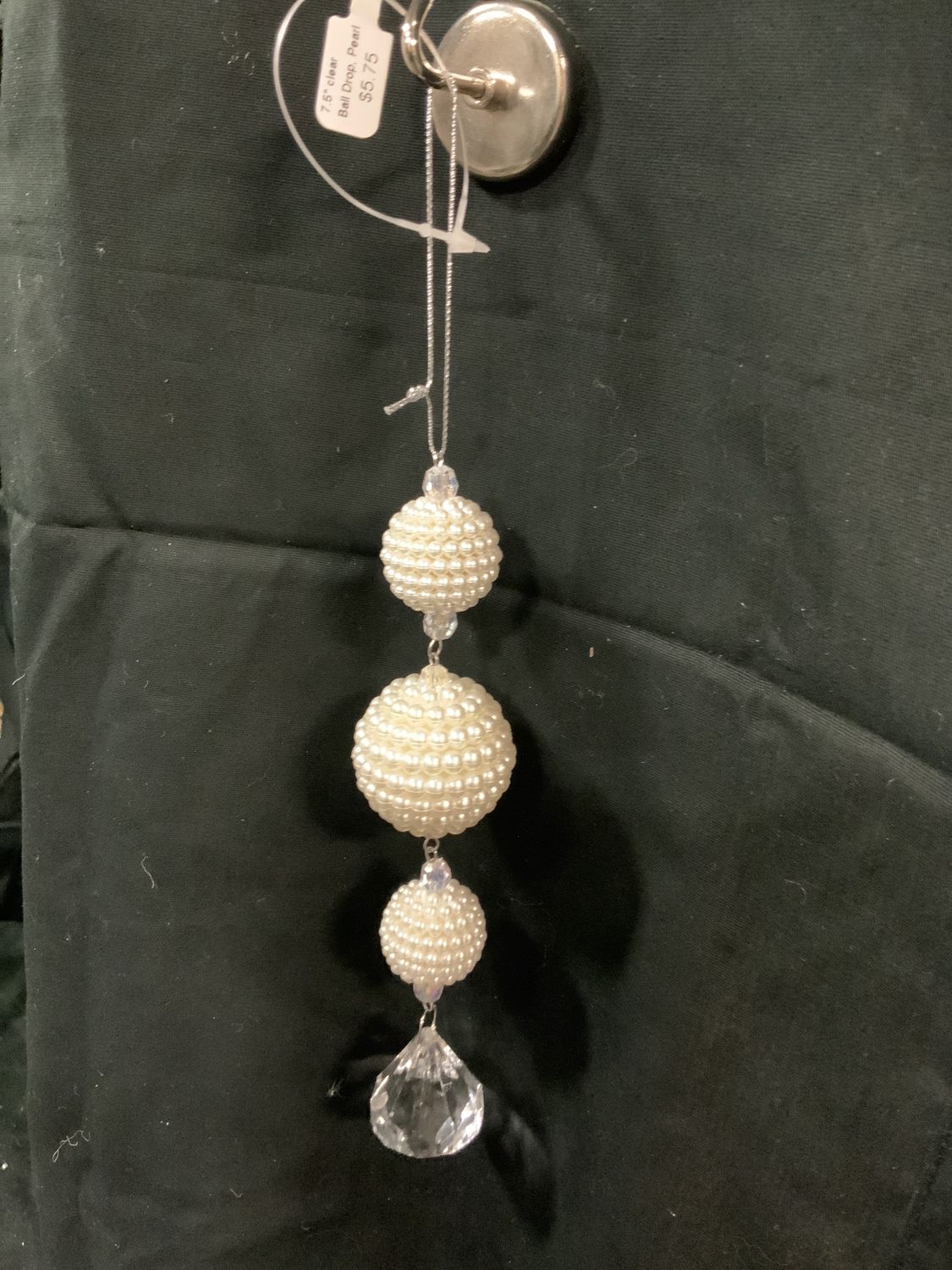 Ball Drop, Pearl 7.5" clear