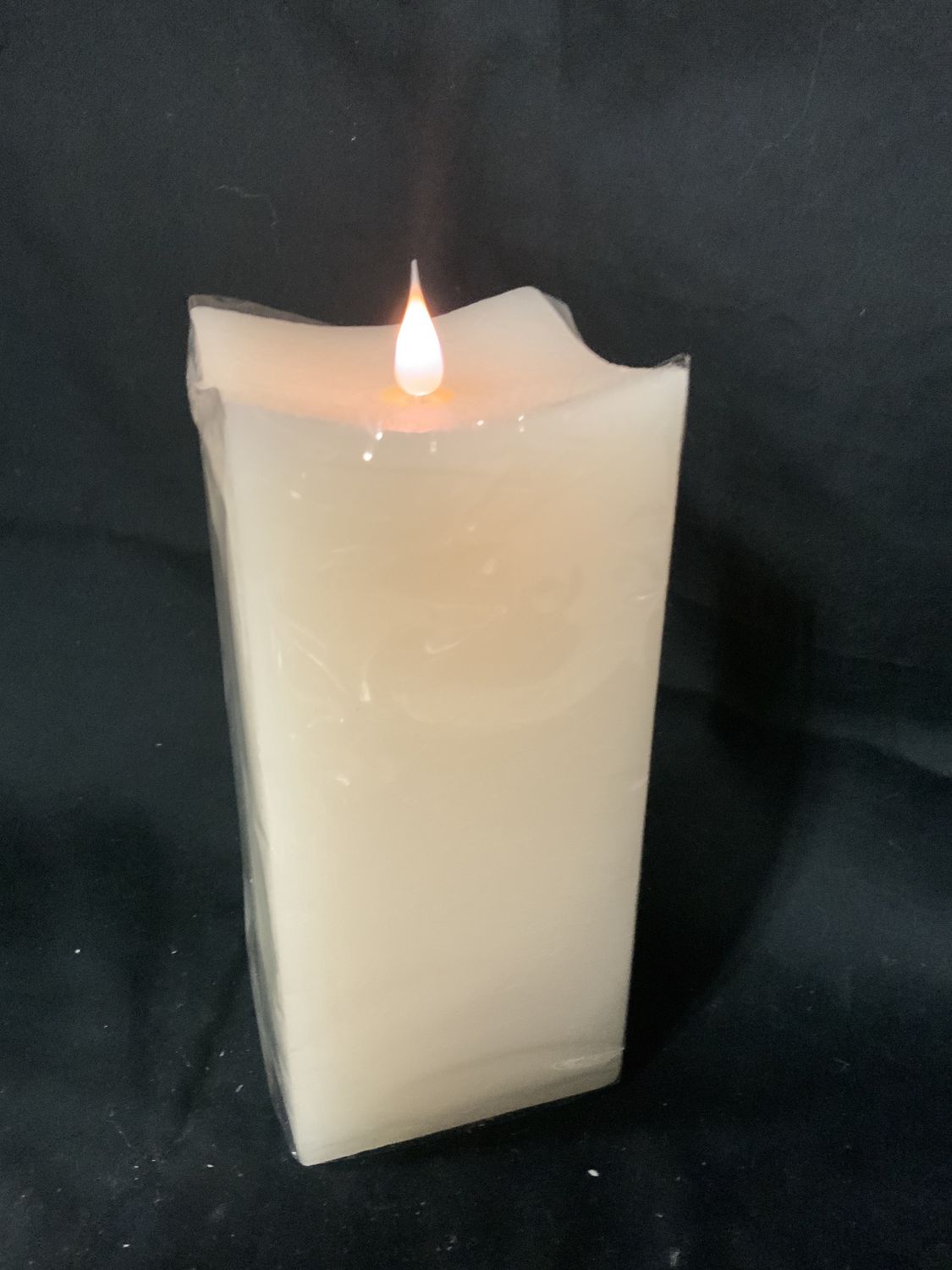 Candle, Square Simplux 3.5" x 8"