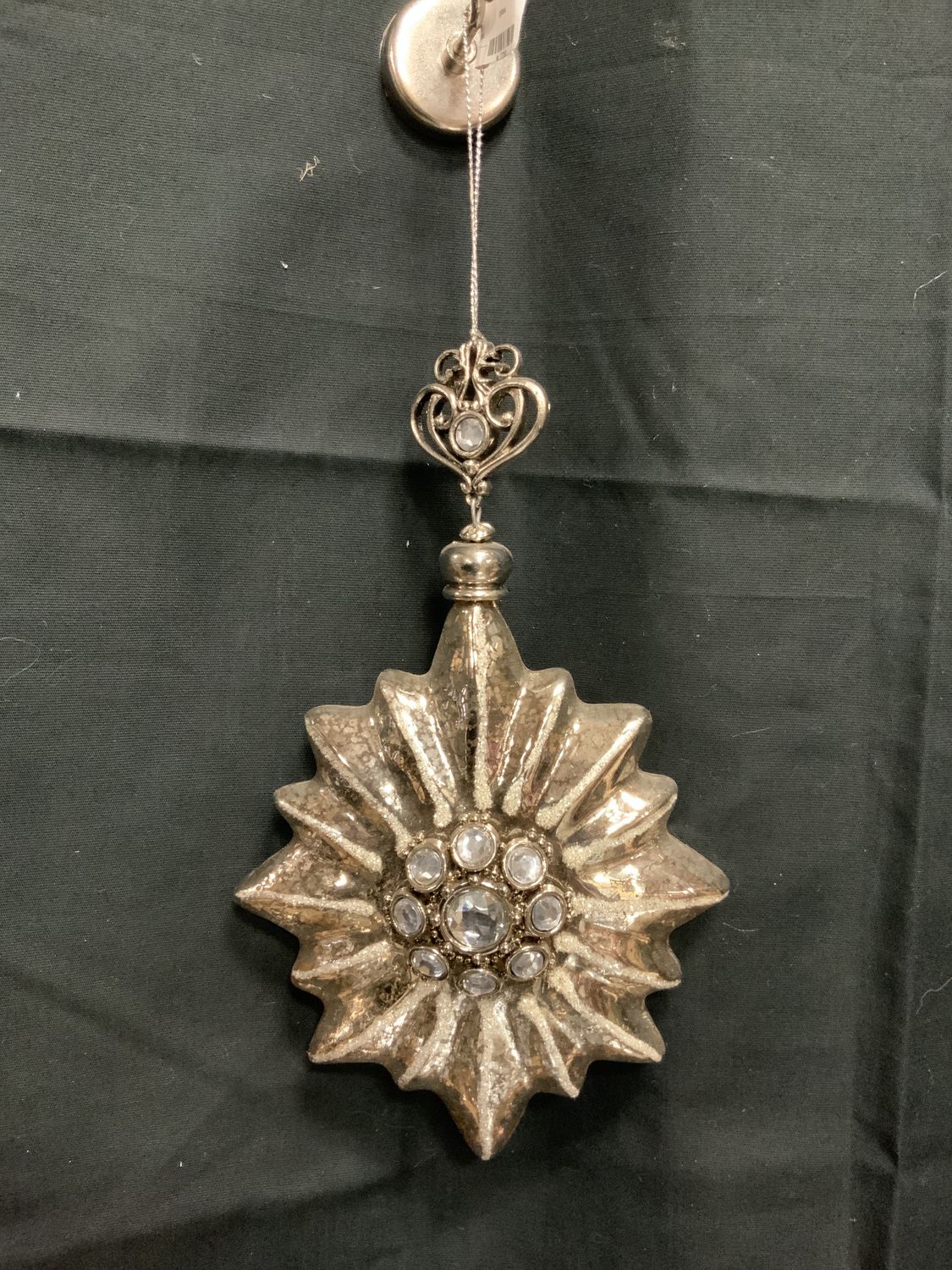 ornament, mercury starburst glass