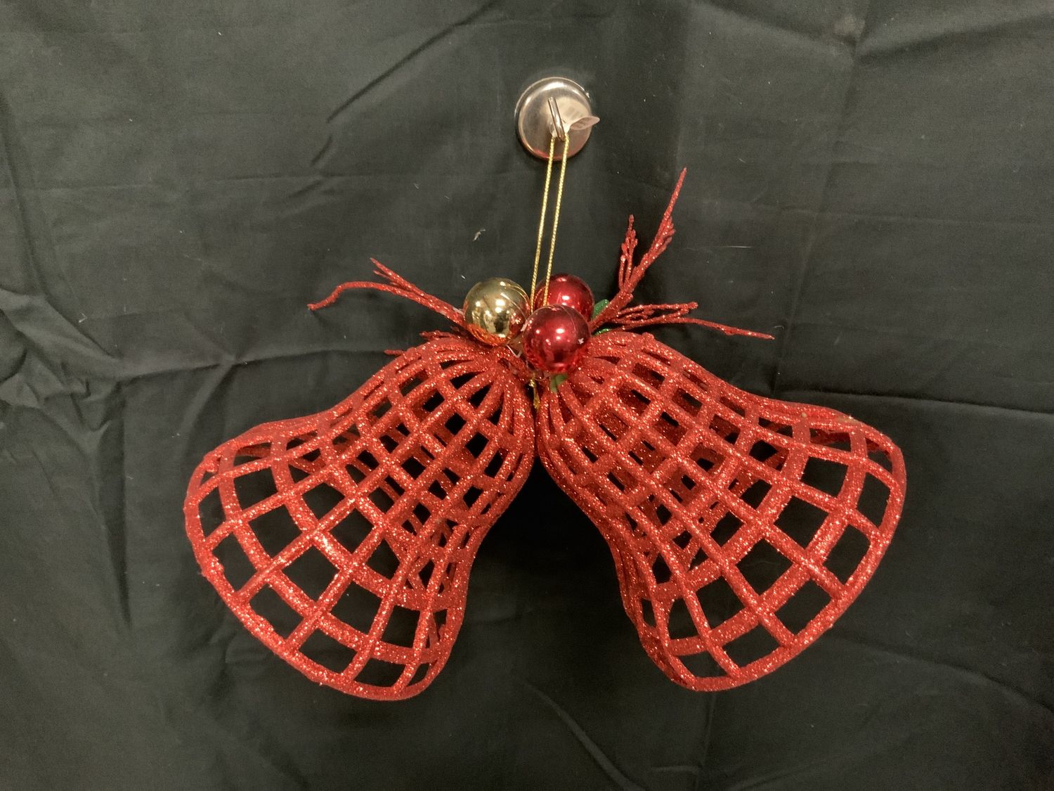Ornament, Glitter Bell 8"x12"