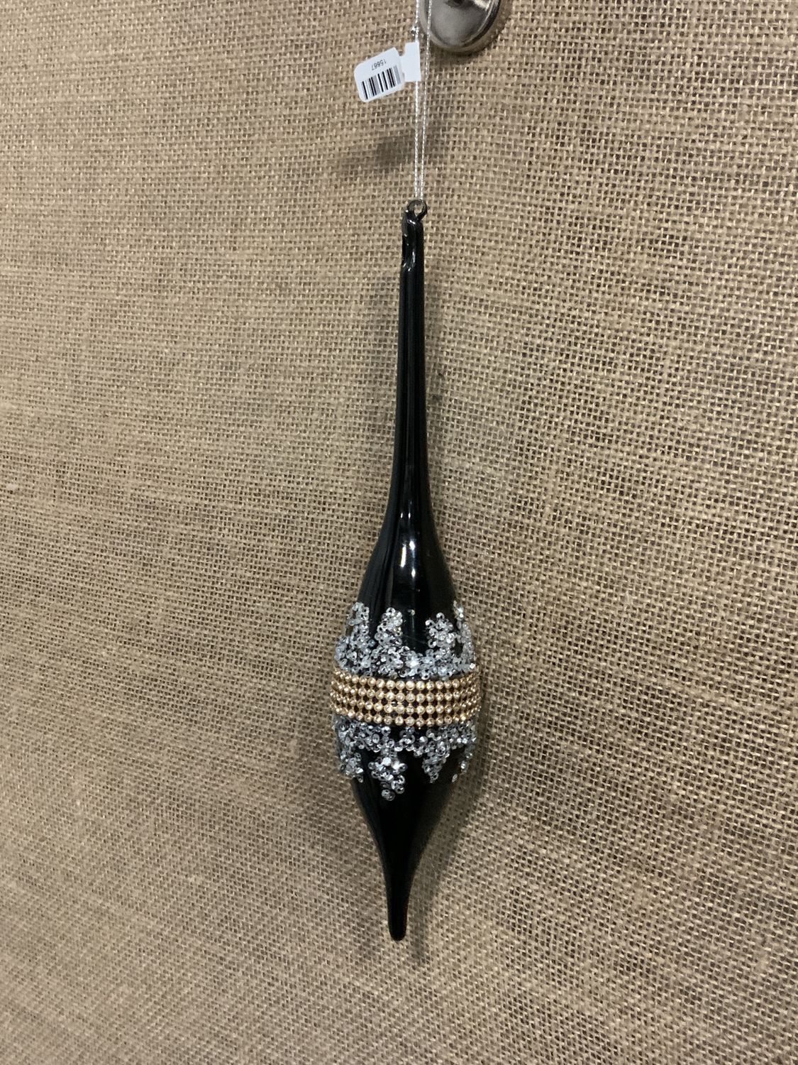 Ornament, Iridescent Jewel 10"Finial