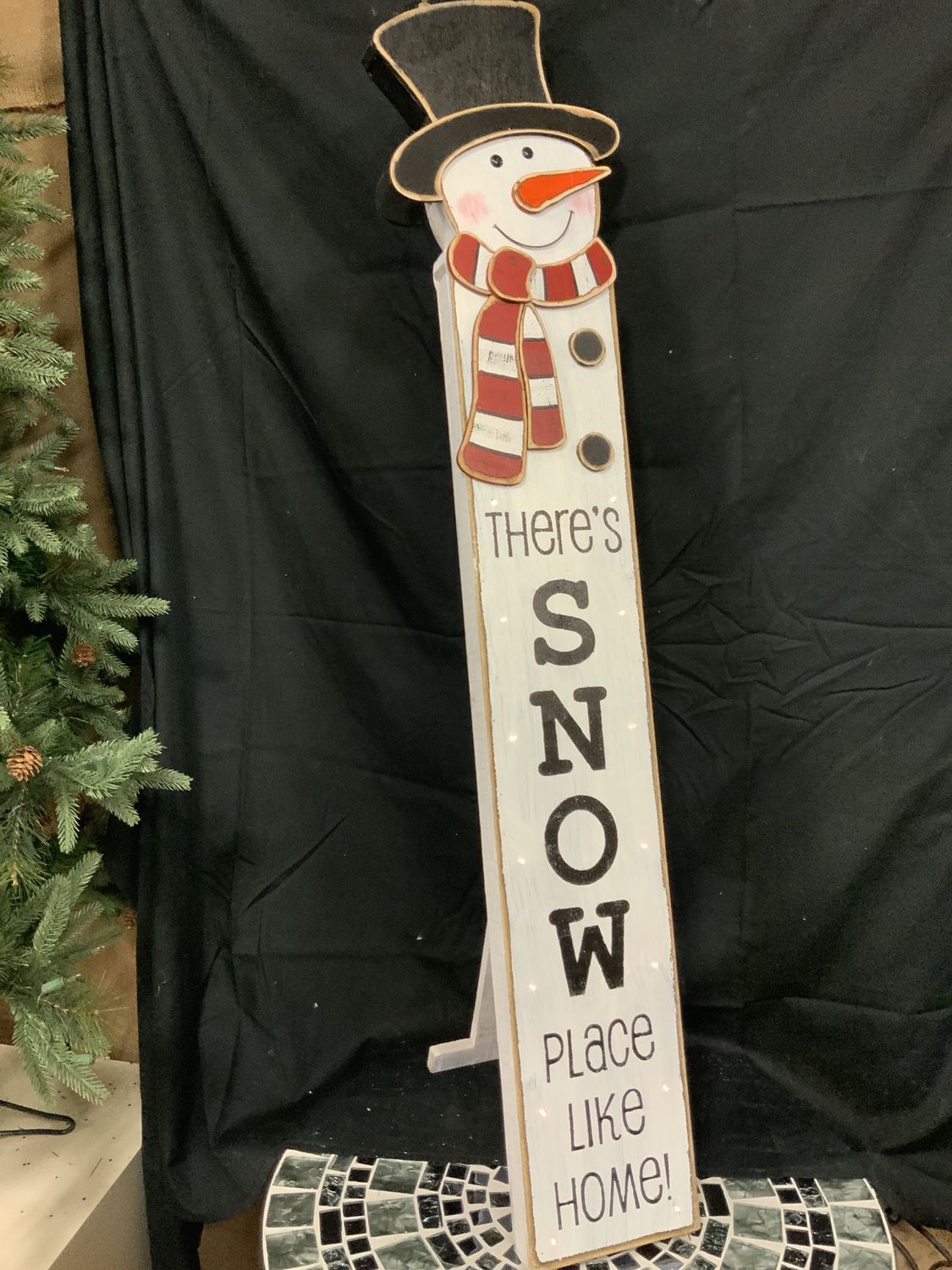 Sign, Snow Place Like Home 47" BO Timer