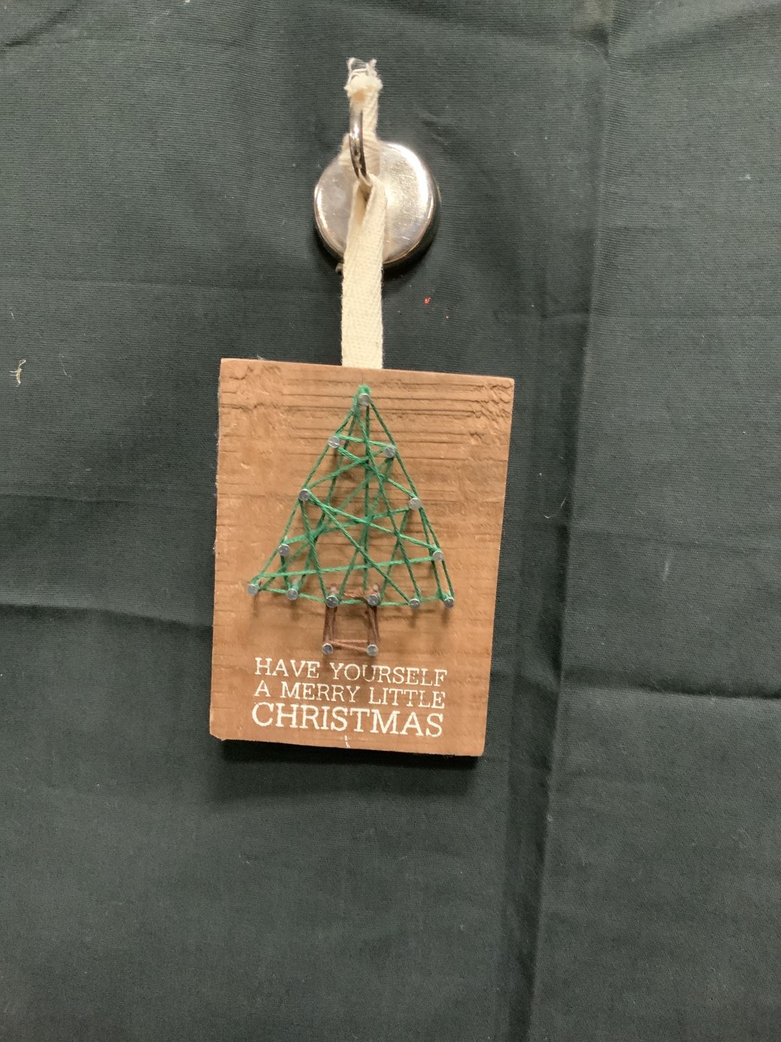 String Art, Merry Little tree on hang