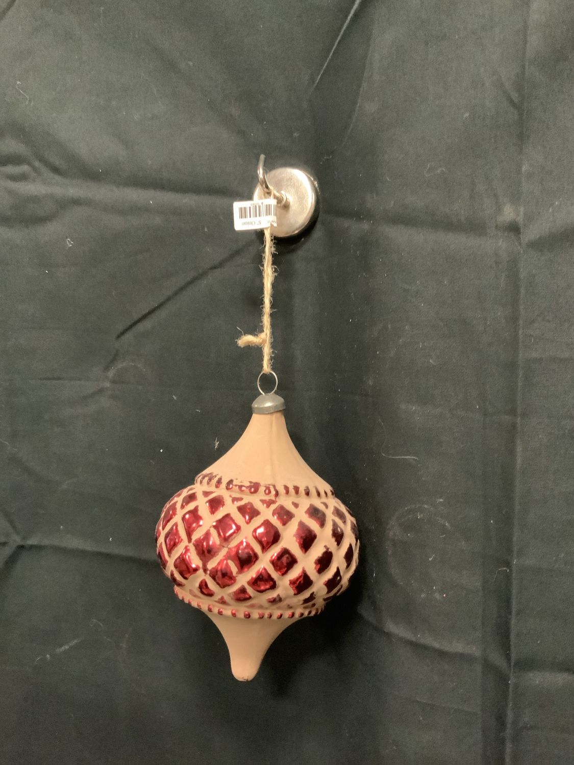 Ornament, Matte Brown 5" Onion