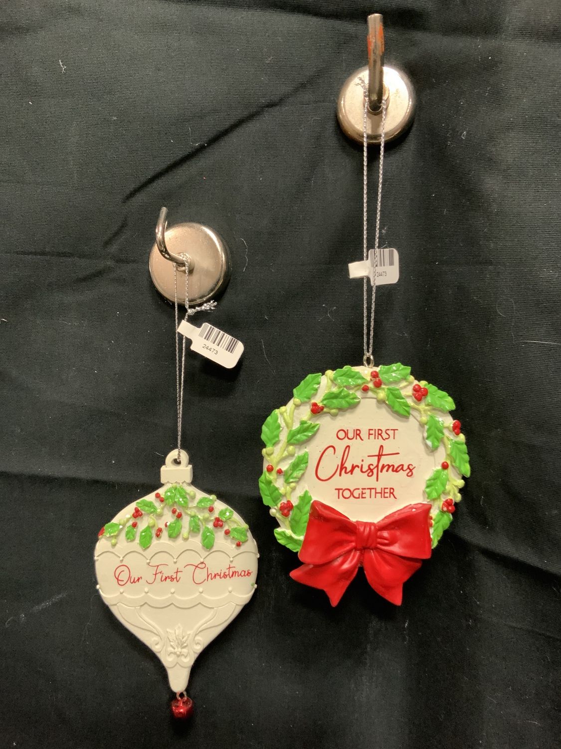 Ornament, Our First Christmas resin