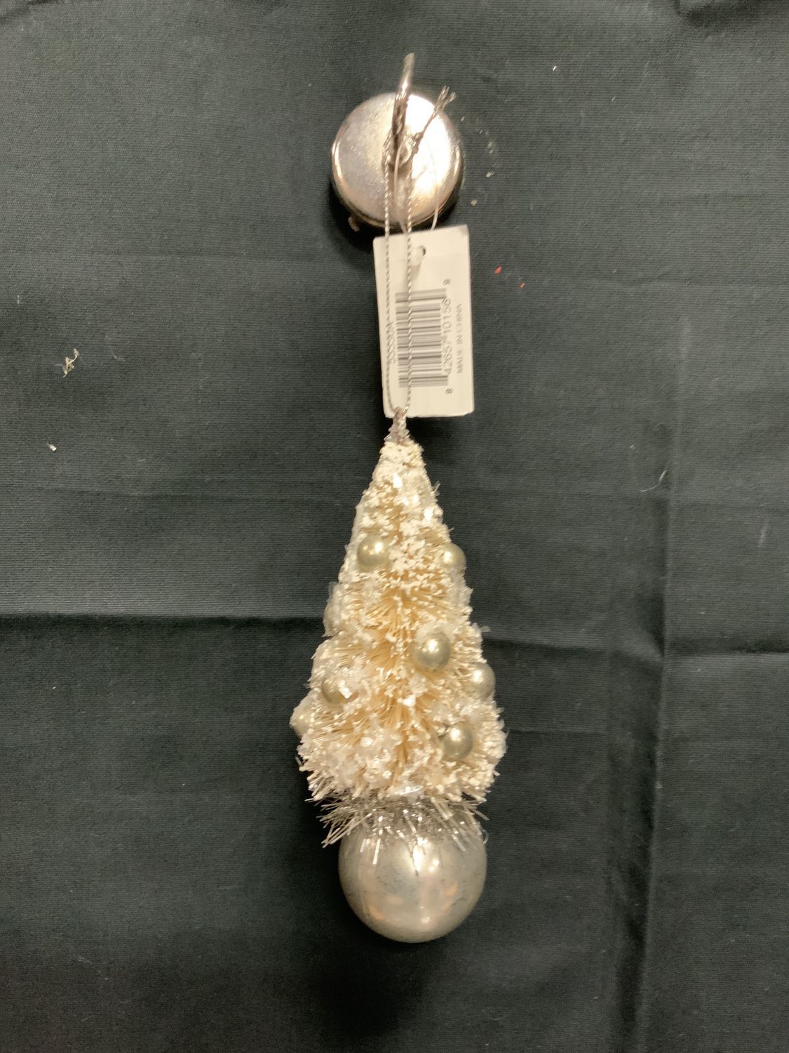Ornament, Gold Brush Tree 3"