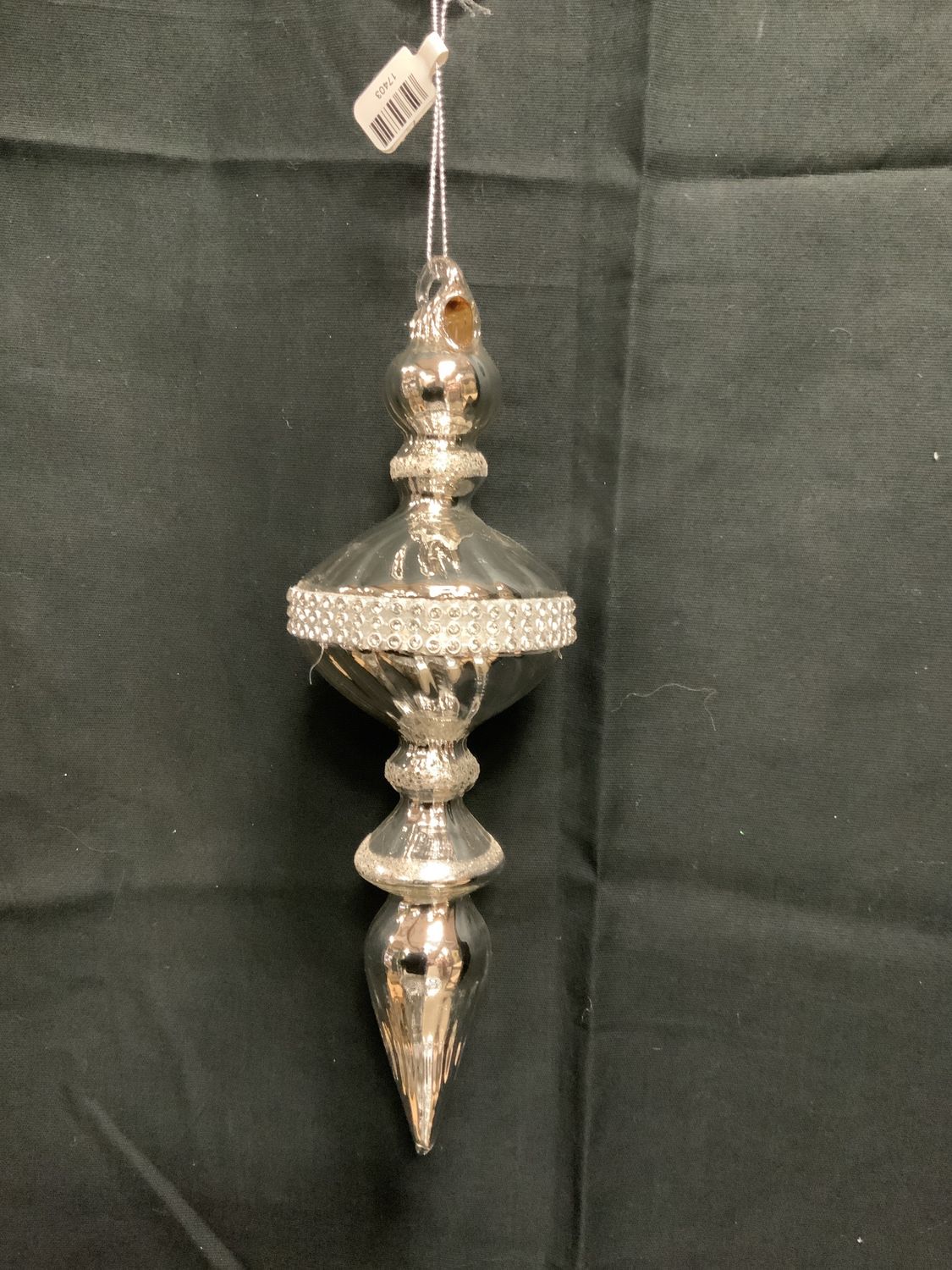 Ornament, Diamond Finial 7.5