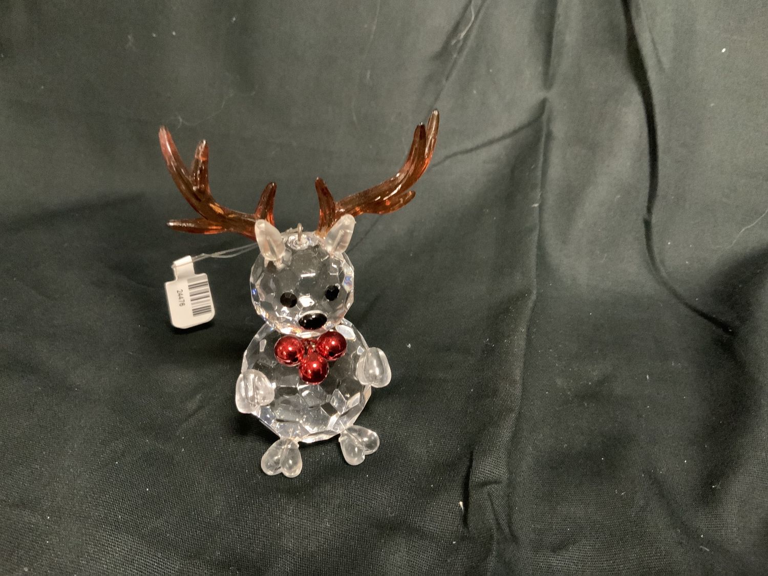 Ornament, Reindeer Jingle Neck 3.5" acrylic