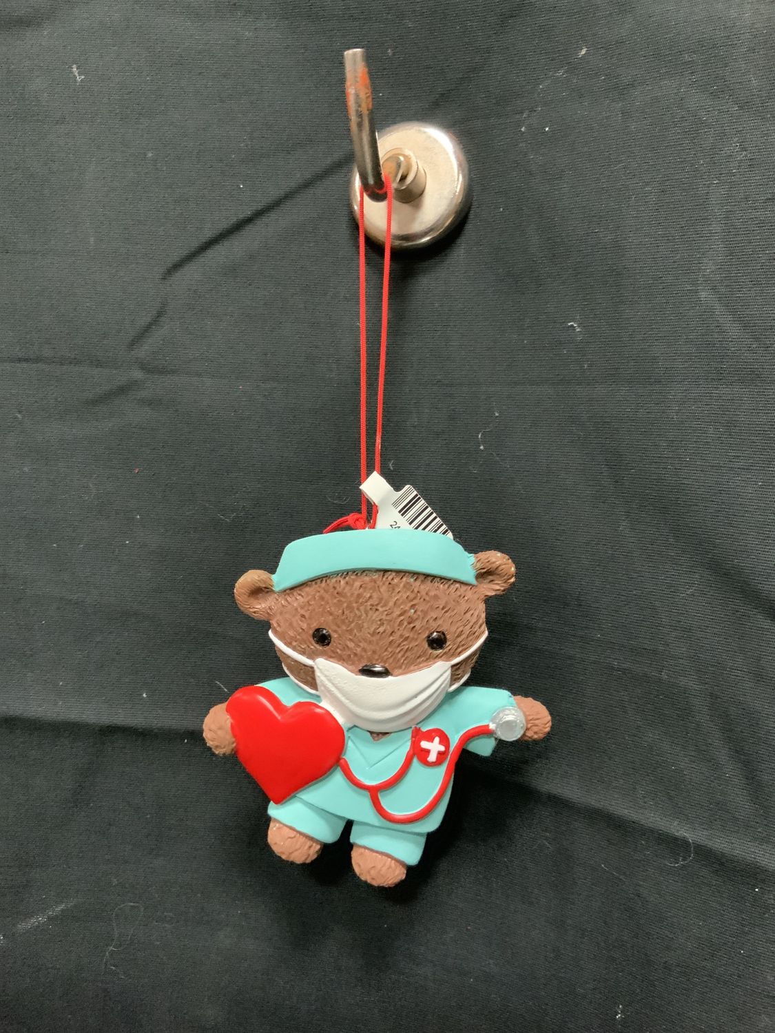 Ornament, Healthcare Bear 3.5" w/Mask