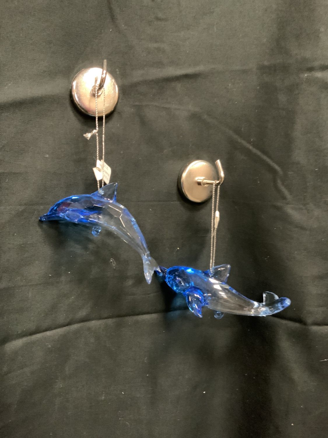 ORNAMENT, DOLPHIN 1.75",BLUE