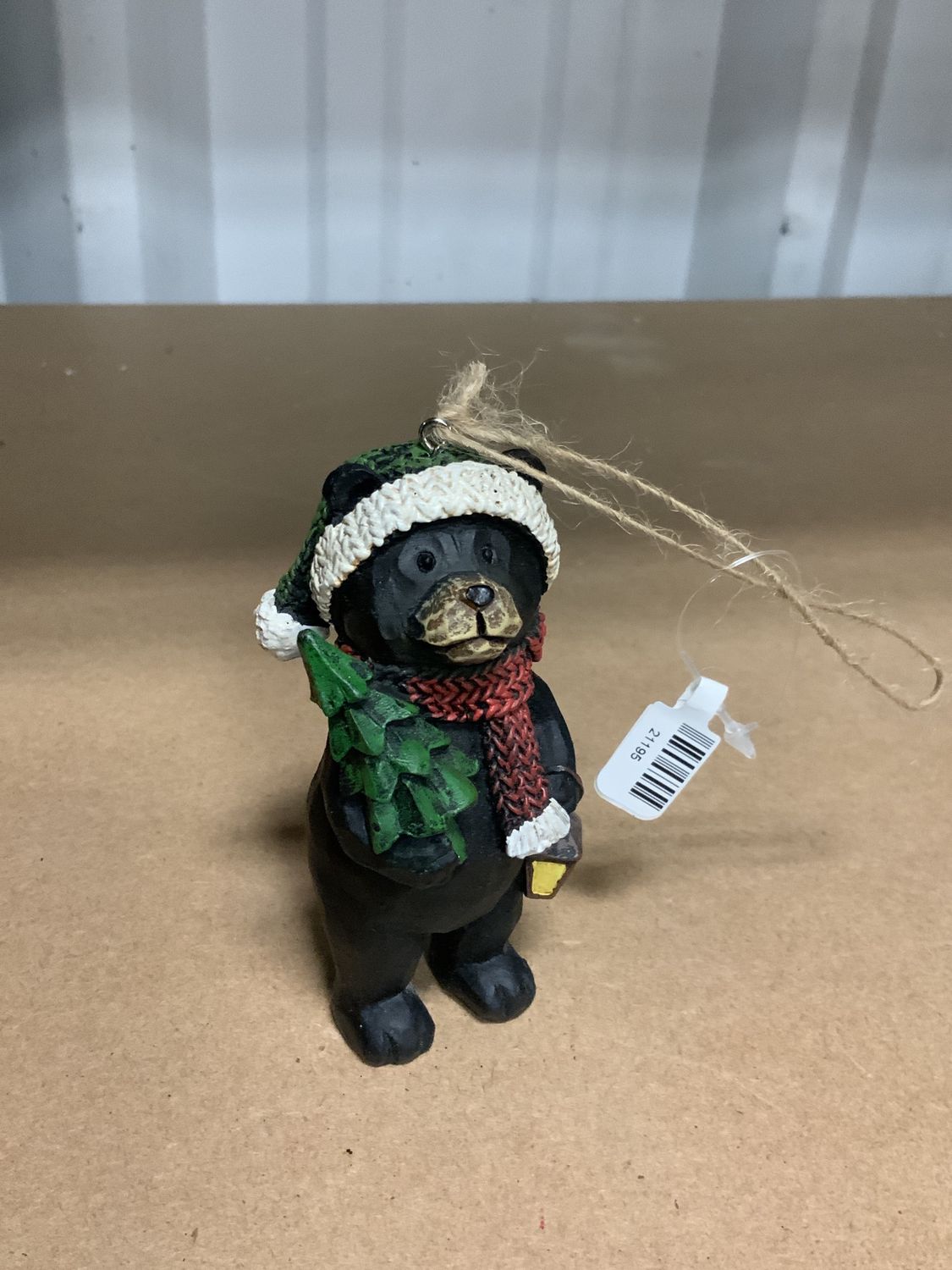 Ornament, Blk Bear