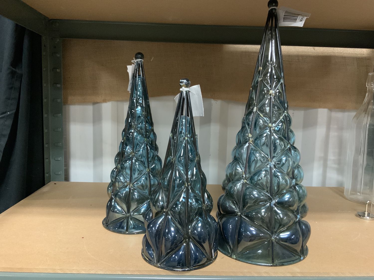 Tree, Blue w/Black Metal Frames 3 sizes