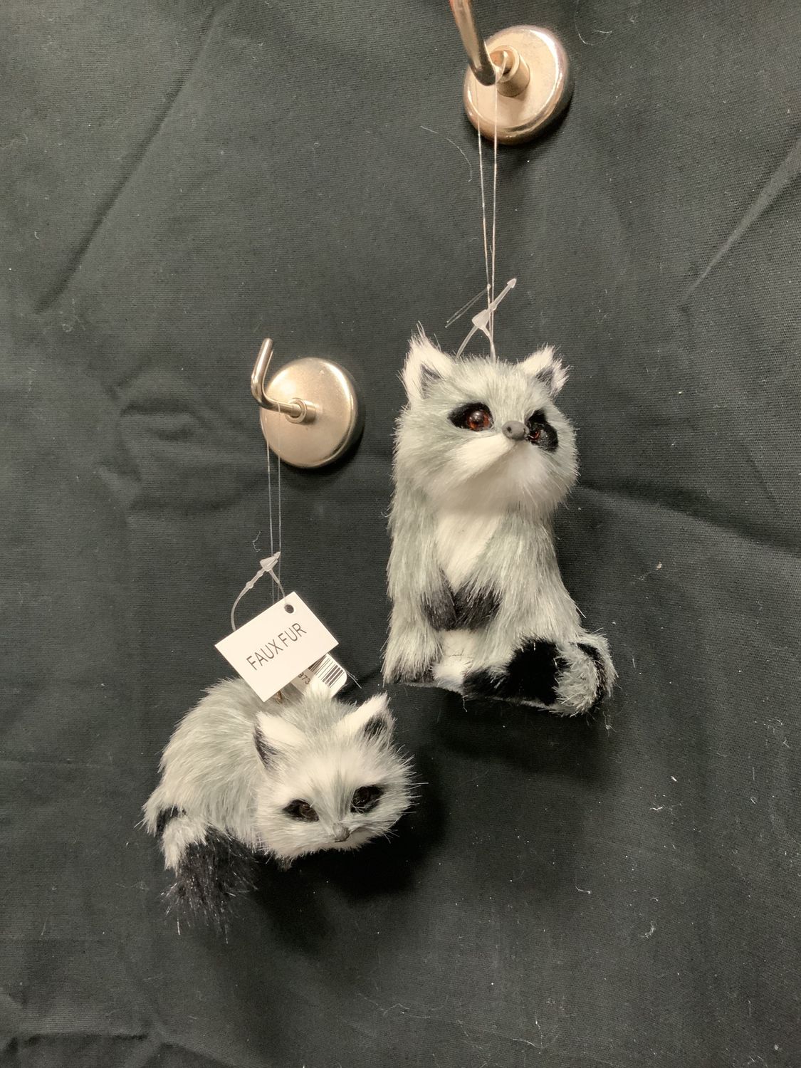 Ornament, Racoon Furry 3.5" furry