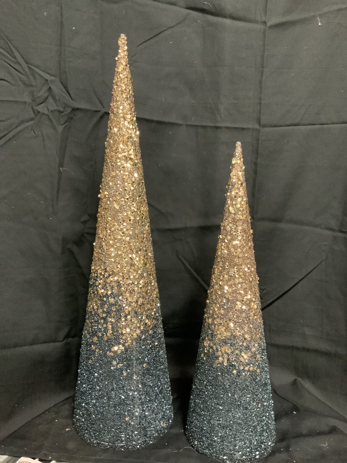 Cone Tree, Sequin Blue