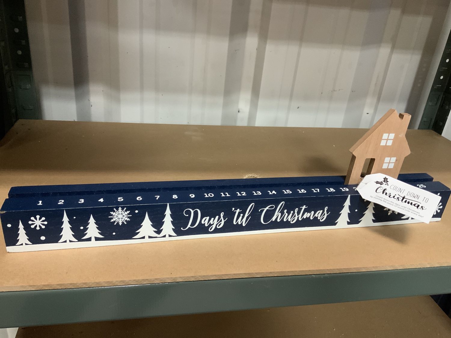 Countdown Calendar, Winter Blue slider