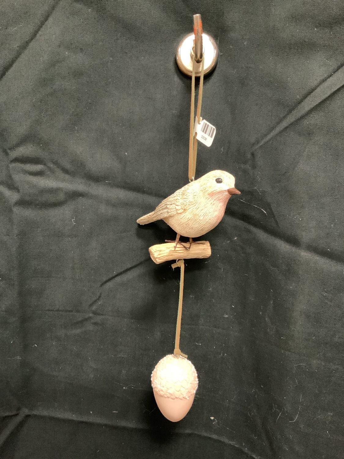 Ornament, Bird Acorn/Cone natural
