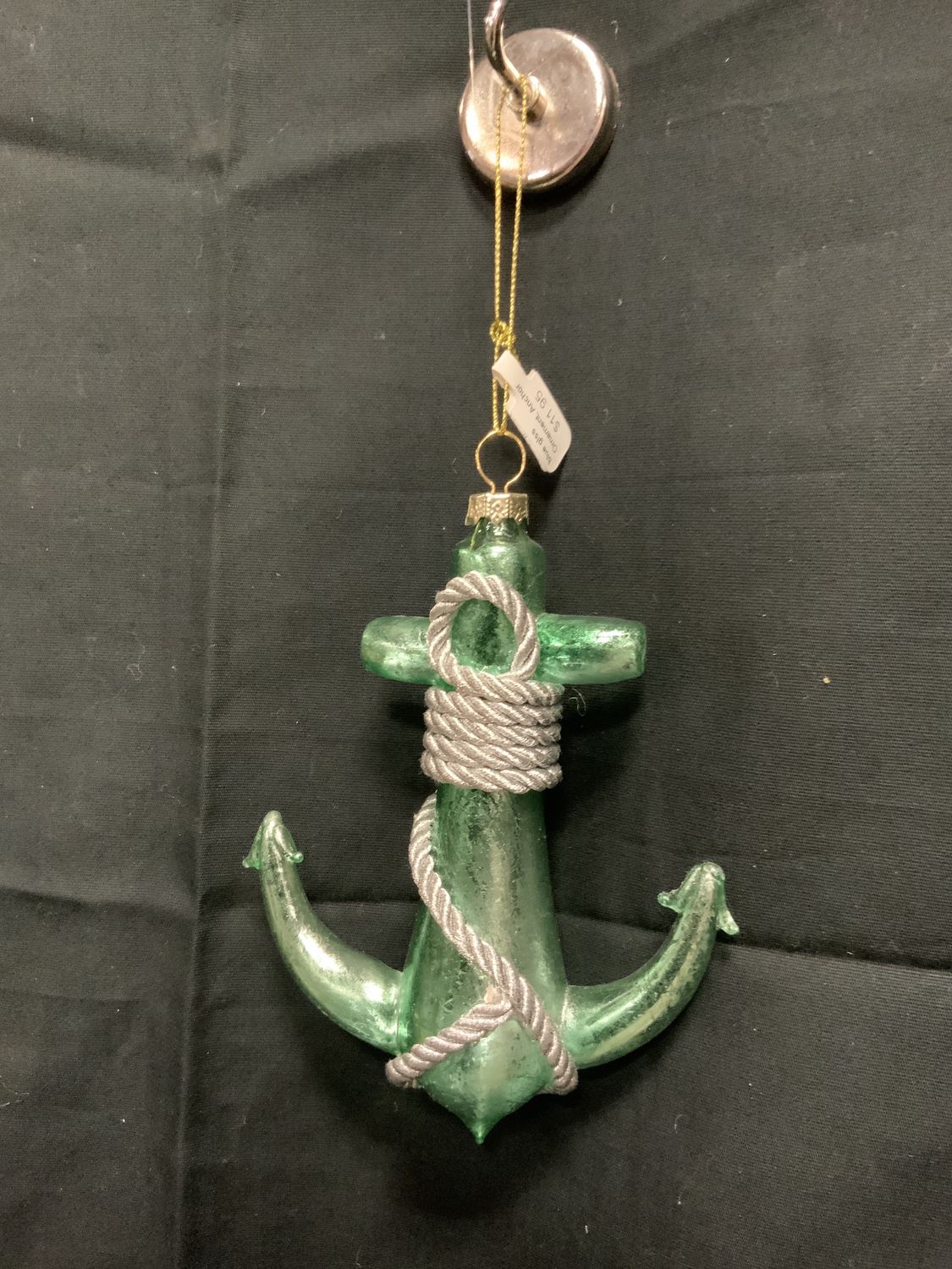 Ornament, Anchor blue glss