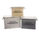 Box, Country Living Farmhouse metal 3 sizes