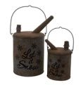 Gas Can, "Let It Snow" Metal Set/2