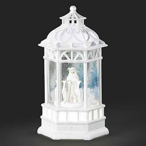 Snow Globe, Santa/Deer Gazebo w/Cord
