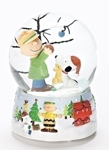 Snow Globe, Charlie Brown/Snoopy Musical 5.25&quot;