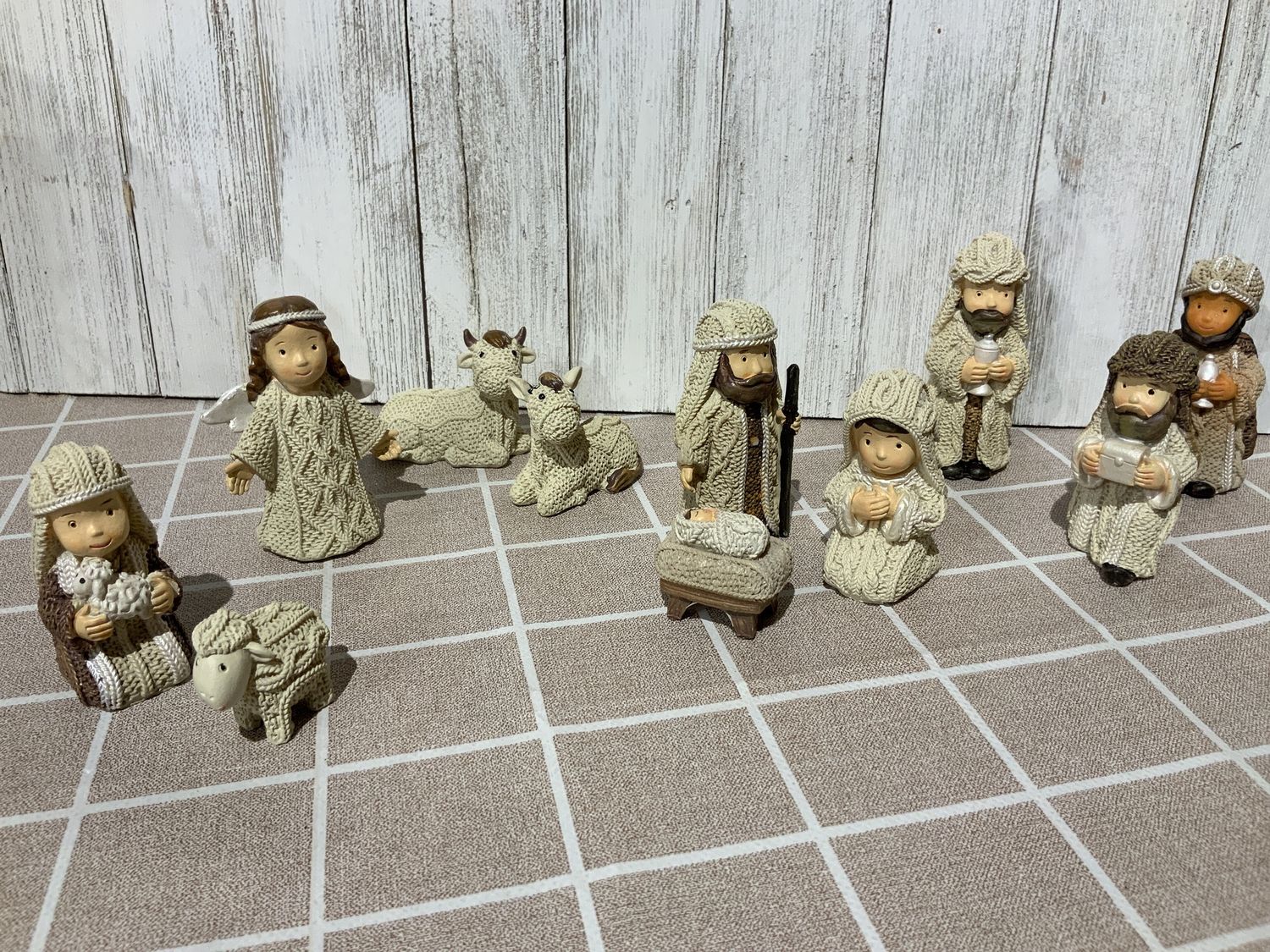 Nativity, Mini Resin Knit Small 11pc