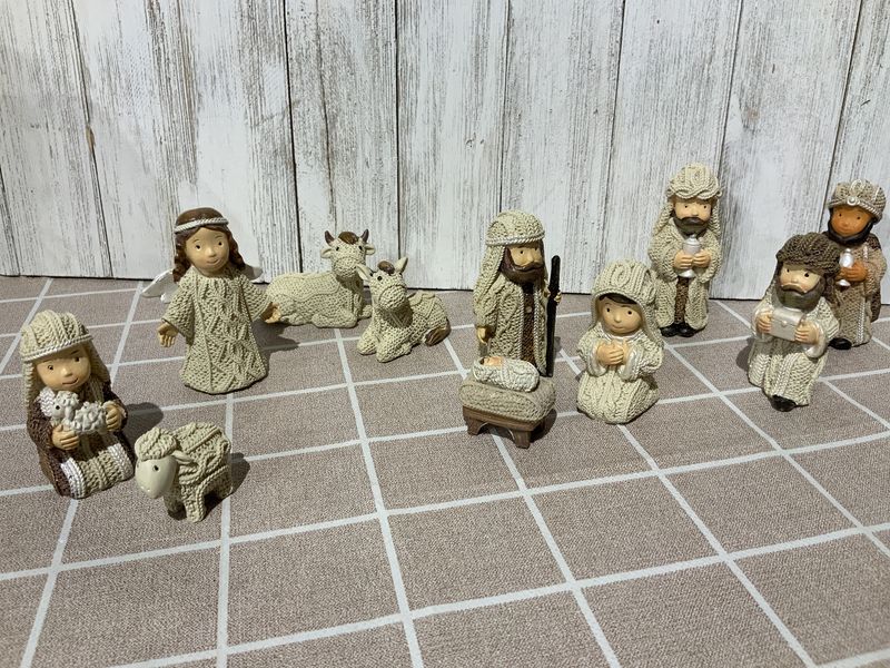 Nativity, Mini Resin Knit Small 11pc