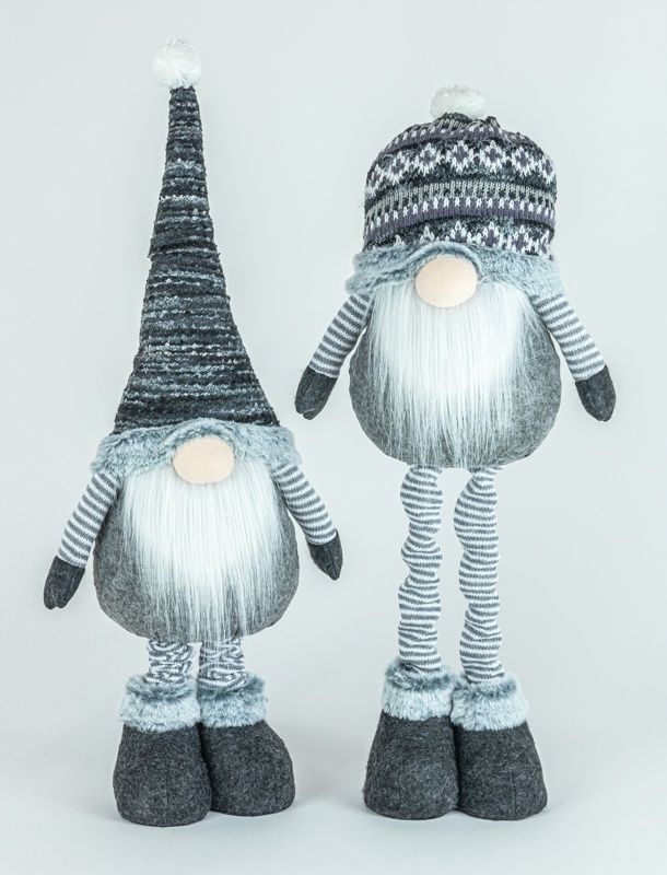Gnome, Gray Chenille Hat Expandable