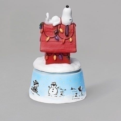 Music Box, Snoopy On House 5&quot;