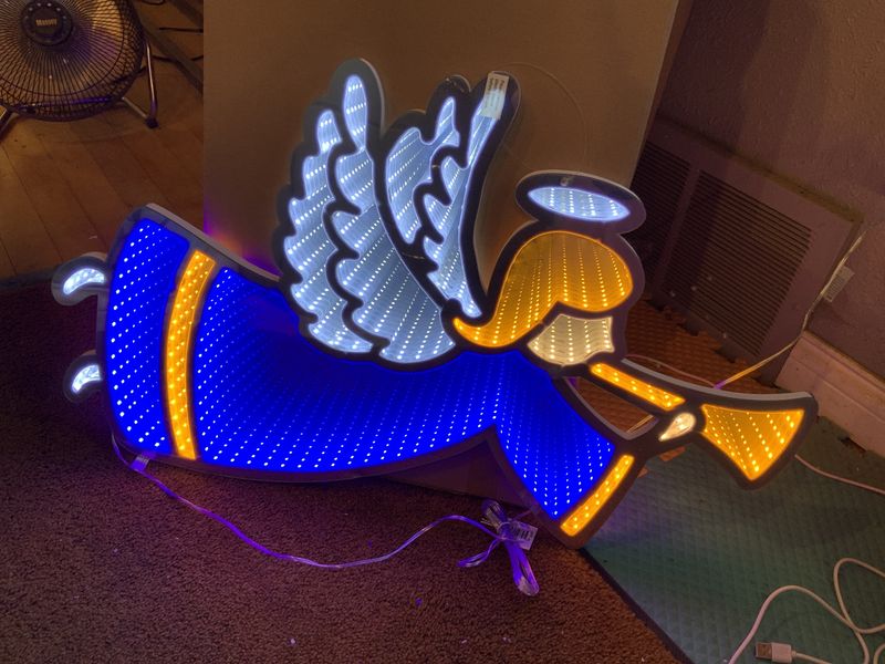 Infinity, Angel w/Trumpet 25&quot; w/Cord
