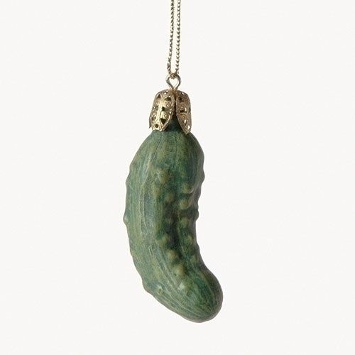 Ornament, Christmas Pickle in jar