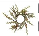 Candle Ring, Red Berry Fir 3"