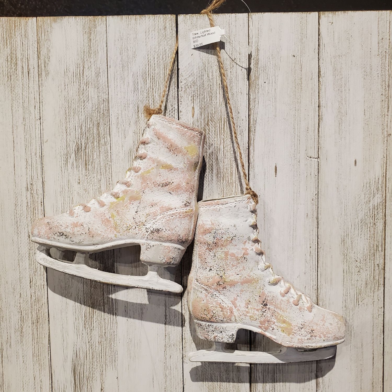 Ornament, White Skates S/2