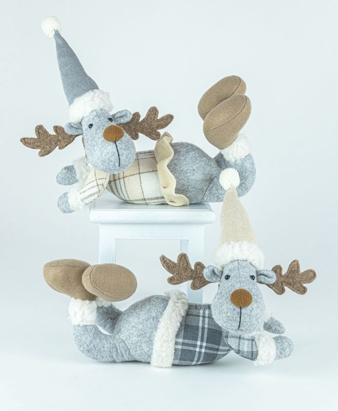 Moose, Hazel Plaid Lounger 2 Asst