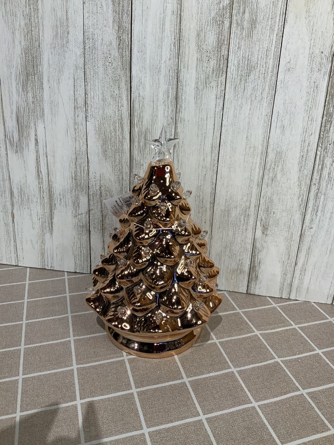 Tree, Ceramic Rose Xmas LED