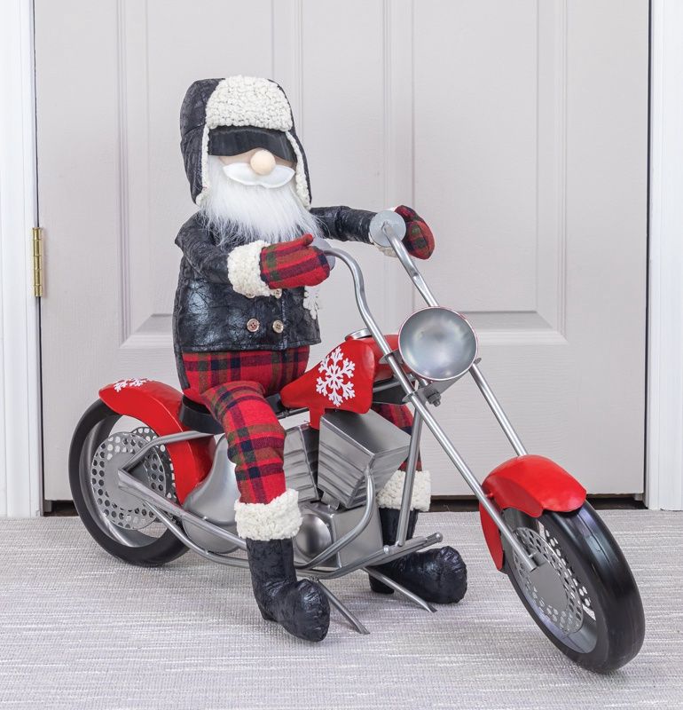 Santa, Motorcycle Riding Set