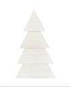 Tree, White Ridged Wood 18"