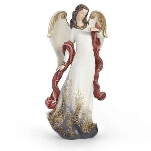 Angel, Red Scroll w/Berry &amp; Cardinal