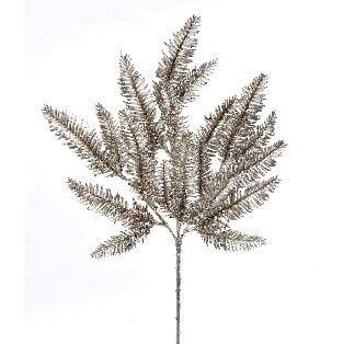 SPRAY, SEQUIN GLT BALSAM PICK 18"CHAMP GOLD