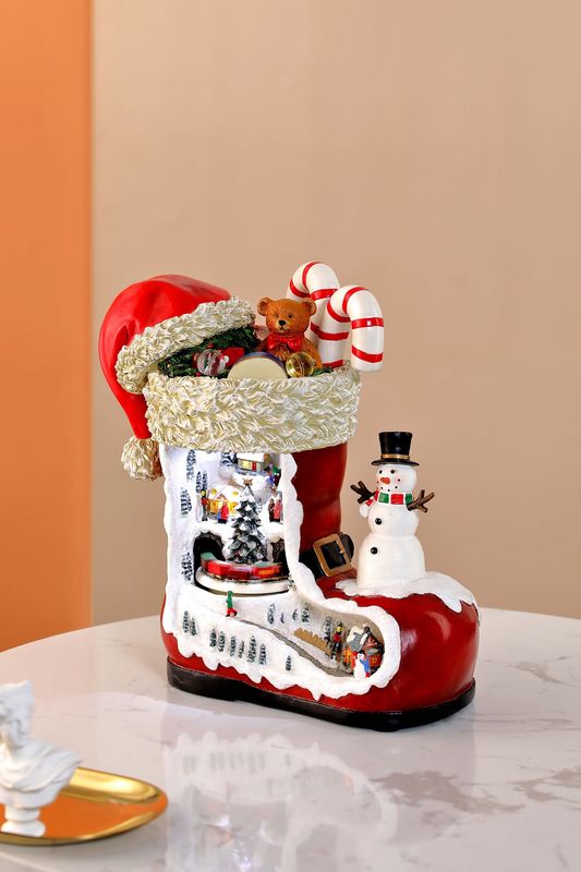 Music Box, Village Red Stocking
