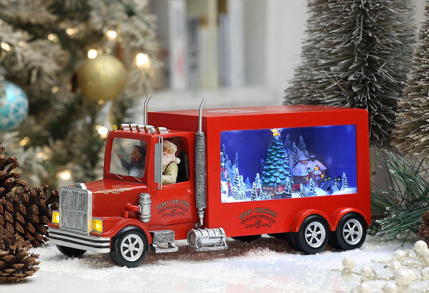 Music Box, Santa Red Big Rig