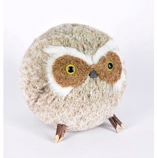 ORNAMENT, ARCTIC WOOL BALL 10"NATURAL