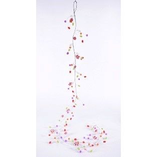 GARLAND, CANDY GUM 6'MILTI