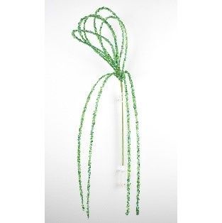SPRAY, SEQUIN LOOP 36"GREEN