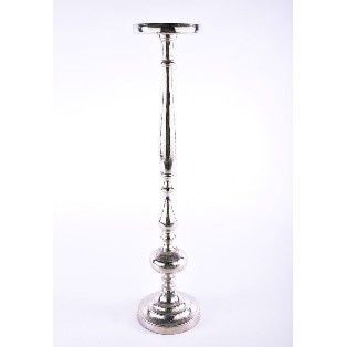 CANDLE HOLDER, PILLAR 31.75"ALUMINUM