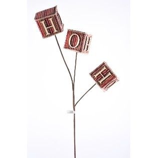 SPRAY, HOHOHO STRIPE BOX 24"RED MULTI