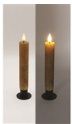Candle, Cinnamon Taper 8.5&quot; B/O w/Timer