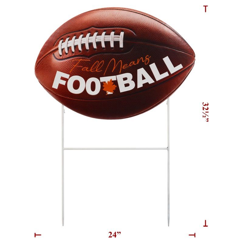 Yard Art, Metal Football