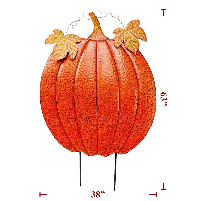 Yard Art, 38"x63" Jumbo Size Pumpkin