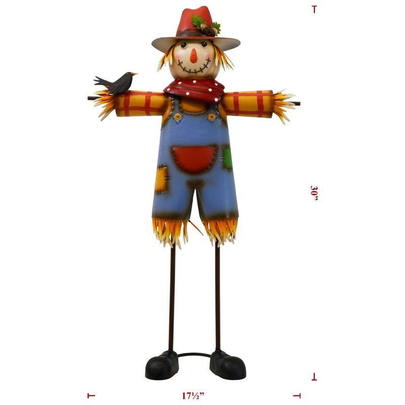 Yard Art, Metal 3D Scarecrow